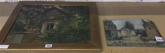 2 landscape oils